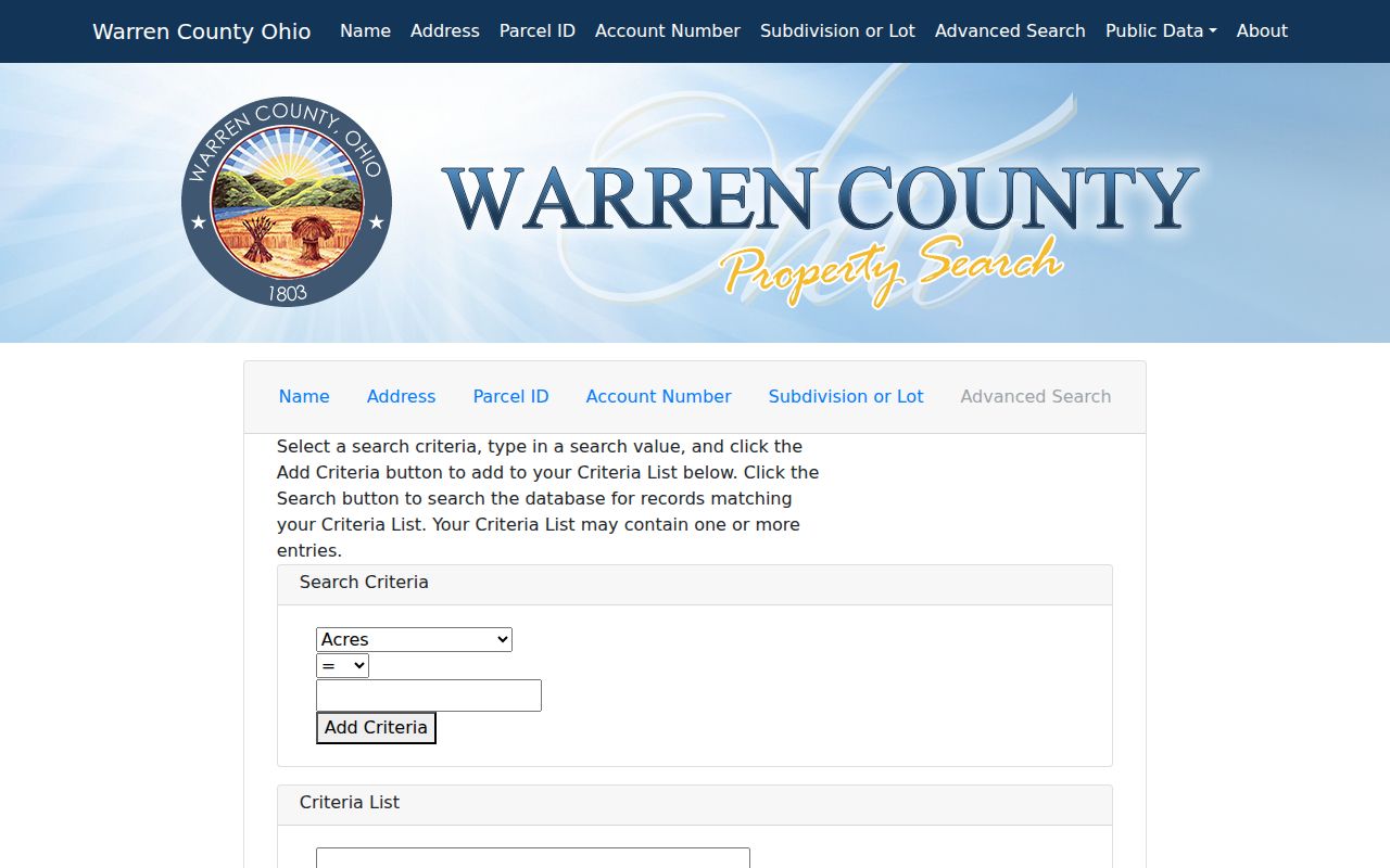 Clearcreek Township street directory Advanced Search Township and ZIP criteria